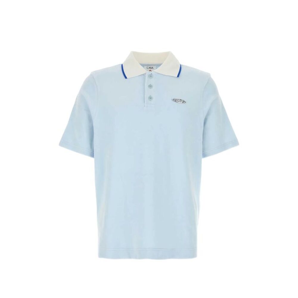 Casablanca Blue Polo Shirts Men